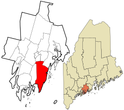 Lincoln County Maine incorporated and unincorporated areas Bristol highlighted